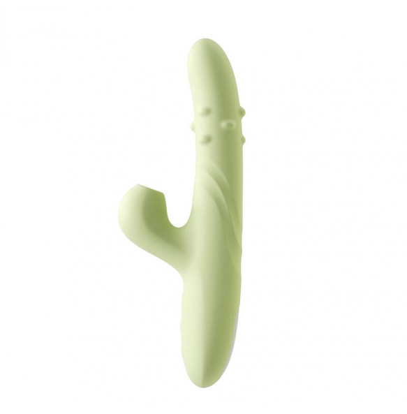 Ankni - Rotating Thrust Suction Vibrator Wand (Chargeable - Green)